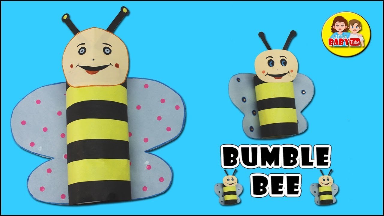 how-to-make-bumblebee-pen-stand-handmade-bumblebee-paper-crafts