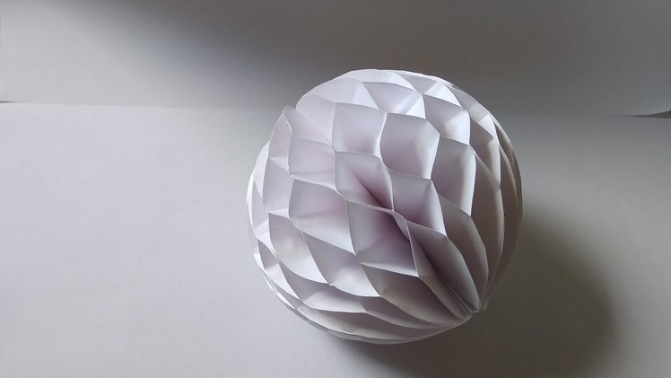 How to make : Easy Paper Honeycomb Ball | Dinesh Arts