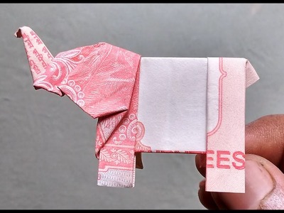 How To Make Elephant (हाथी) with 20 Rupees note Origami | #SuryaOrigami