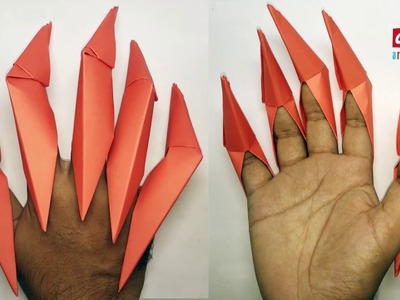 How to make origami paper Ninja claws?