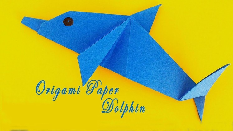 How to make origami paper Dolphin?