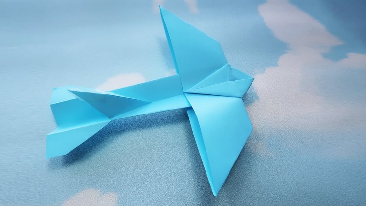 How to Make Paper Airplane - Swallow, Easy Origami Paper Plane
