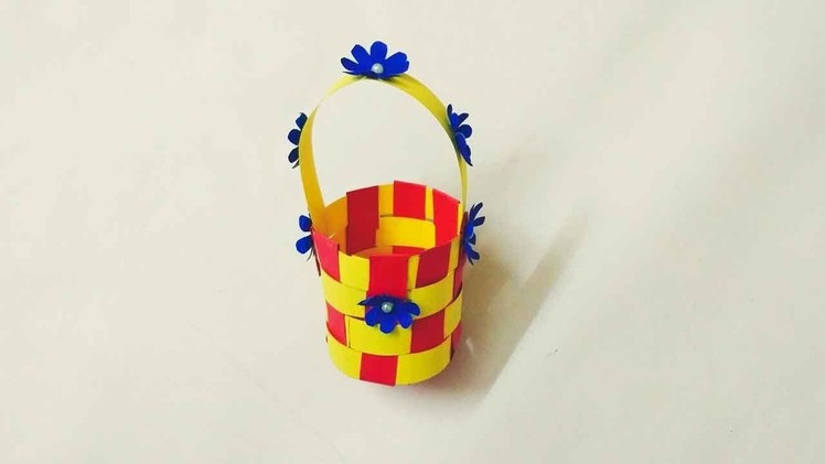 How To Make Paper Basket Easy For Kids