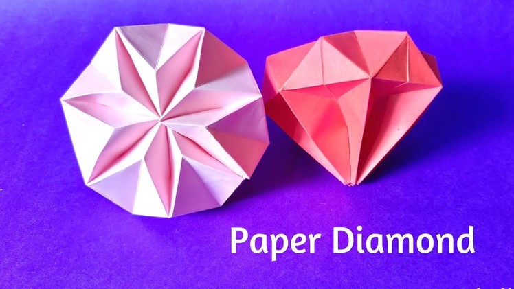 How To Make Paper Diamond | Origami Diamond | InnoVatioNizer