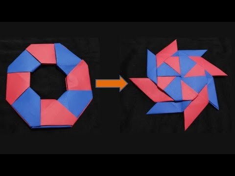 How to make Paper transforming star.DIY Simple Paper transforming star-Origami|Art & Cook Channel