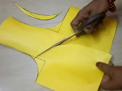 How to Measure and Cut Blouse paper cutting with Other Blouse