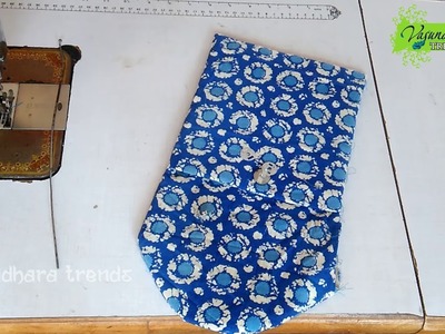 How To Stitch Handmade Handbag || How To Sew Ladies Handbag With Reused Cloth || DIY Fabric Bag