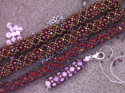 Learn the Basics of the Crystal Netted Rope Stitch - A Beginner Beading Tutorial by Aura Crystals