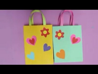 Paper Bag Making At Home ||How To Make Shopping Bag With Paper