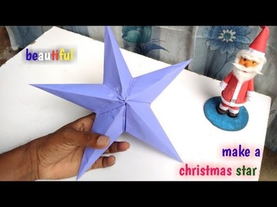 Paper star, lampshade, lampshade, how to make simple paper star, diy how to make star lantern kandil