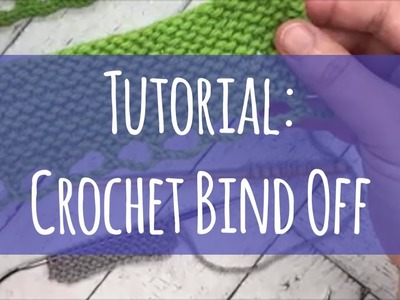 TUTORIAL. Crochet Bind Off (Decorative Crochet Edging for Knit Shawls)