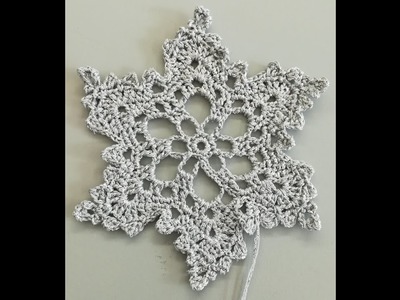 Tutorial Fiocco Di Neve All'Uncinetto Crochet