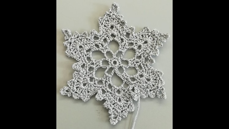 Tutorial Fiocco Di Neve All'Uncinetto Crochet