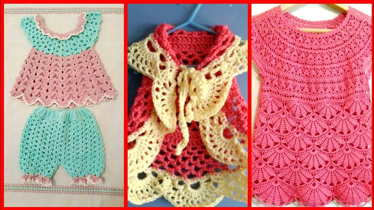 Beautiful Crochet Baby Frocks Design For Summer