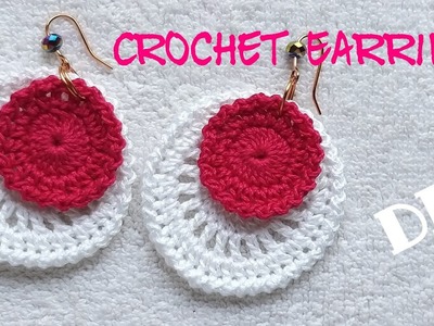 ❄ Crochet Earrings ❄ Disc Earrings ❄ (0082)