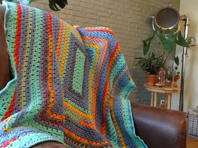 Crochet Granny Rectangle Blanket