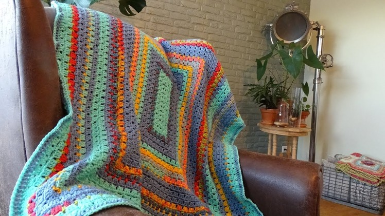 Crochet Granny Rectangle Blanket