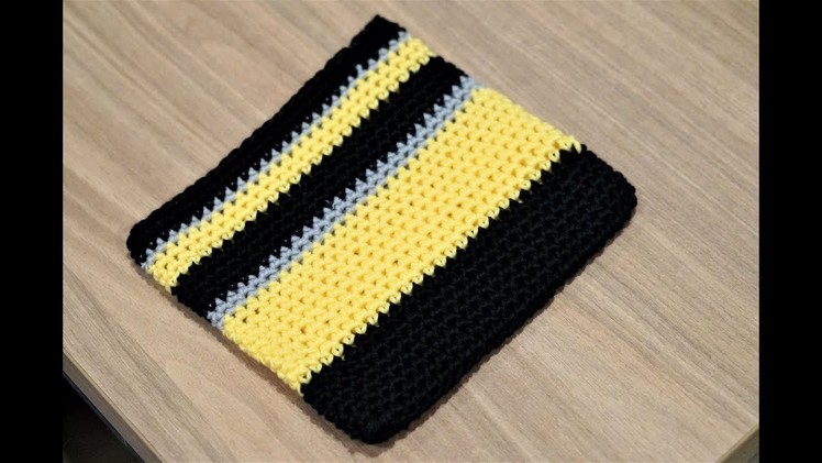 CROCHET TIME LAPSE : Crochet a pouch