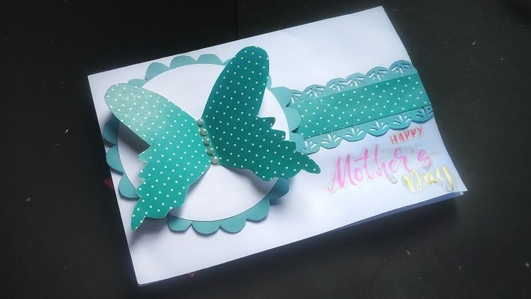 DIY mother's Day greeting card. how to make mother's Day card. handmade mother's Day card gift