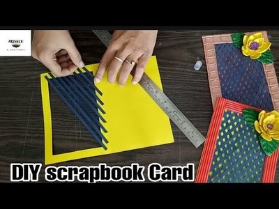 DIY Net Greeting Card for scrapbook || Scrapbook card|| Net Greeting Card