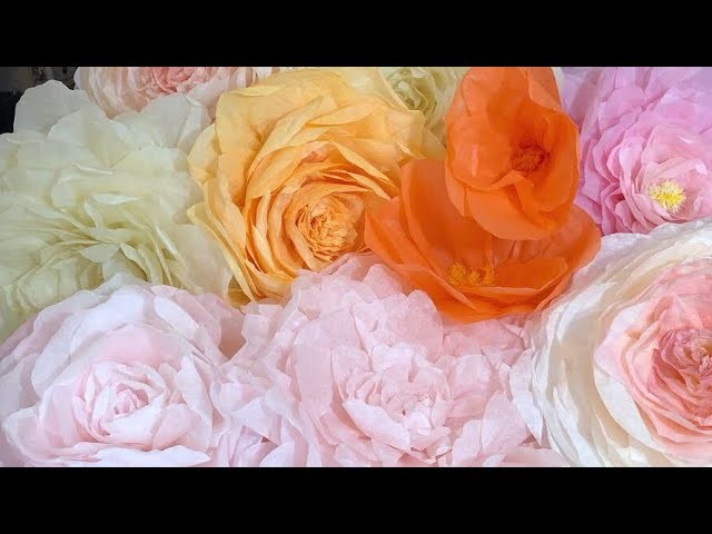 FULL TUTORIAL How To Make QUICK EASY Paper Flower | Coffee Filter Flowers | NO CUTTING
