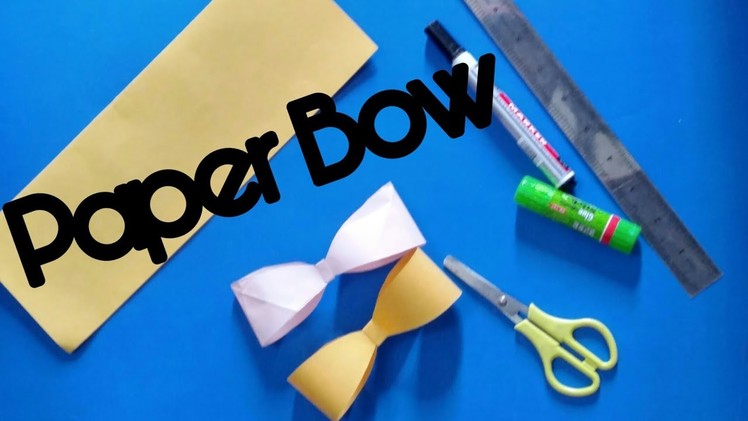 How to make a Paper bow.ribbon | Easy Origami bow.ribbon