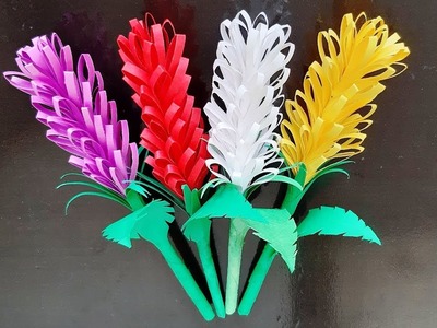 How To Make Beautiful Flower From Paper