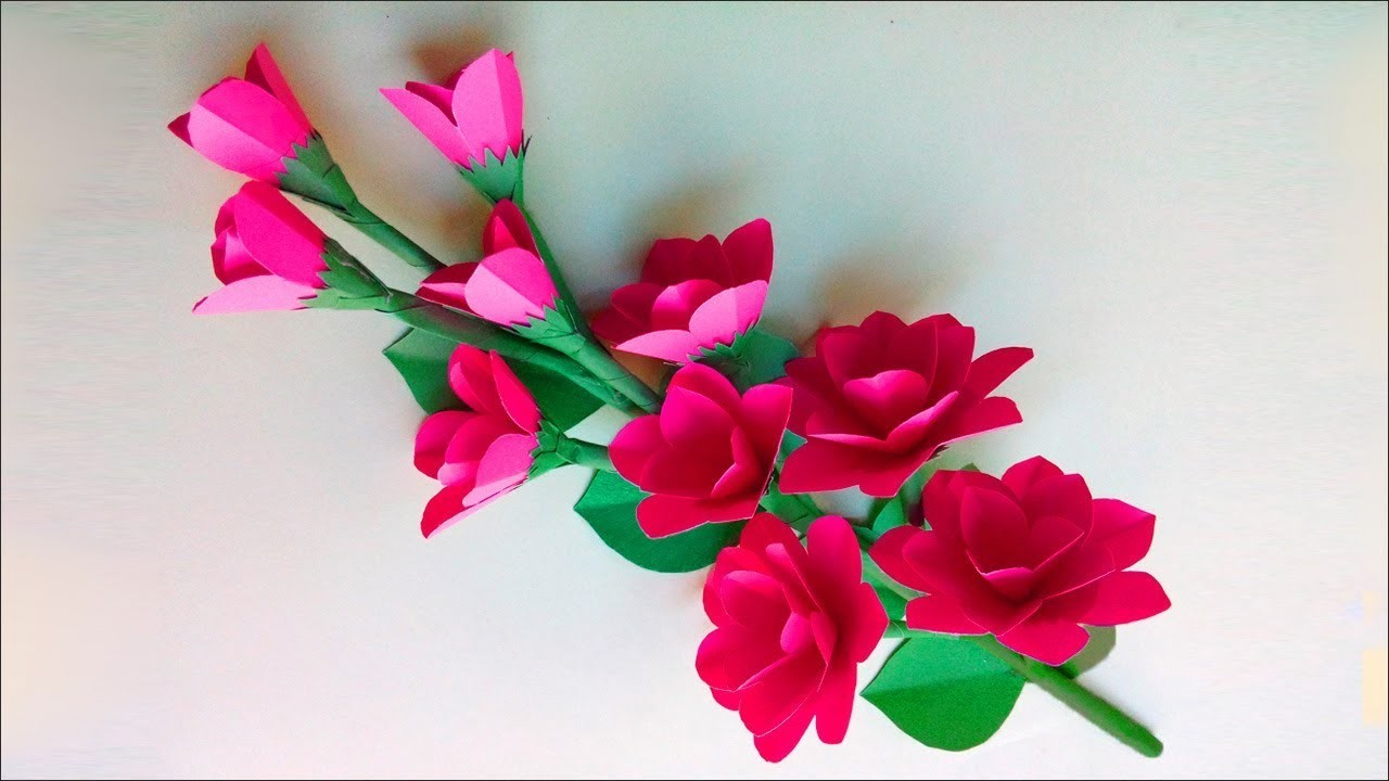 How to Make Beautiful Jasmine Flower With Paper Diy Paper Flowers
