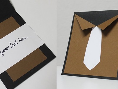 How to make greeting card for father - Father's day card ideas