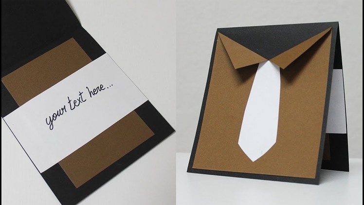 How to make greeting card for father - Father's day card ideas