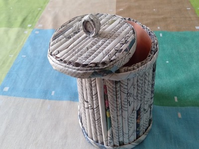 How to make Jewellery Box with Newsapaper
