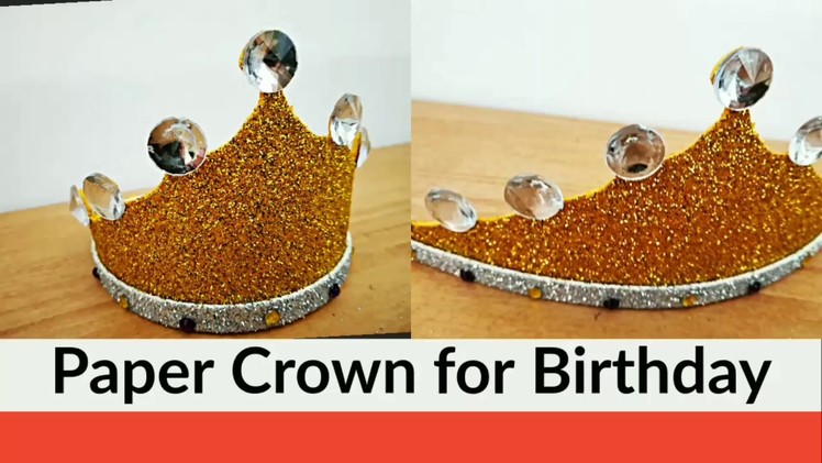 How to Make King.Queen Crown for Birthday? DIY 2019 @simplified Crafts and Arts