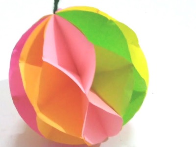 How to make Paper Ball | Paper Ball | Easy Step Paper Ball making | Paper Art Work