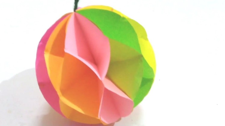 How to make Paper Ball | Paper Ball | Easy Step Paper Ball making | Paper Art Work