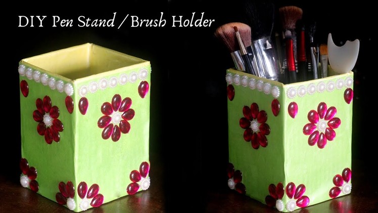 How To Make Pen Stand | DIY Cardboard Organizer | Pencil Holder | Pen Holder | Pen Stand