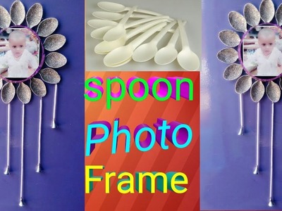 How to make photo frame with spoon