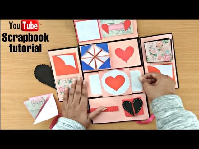Scrapbook for beginners | scrapbook tutorial | how to make a scrapbook | scrabook for birthday