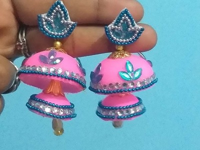 Socks Cloth Fancy Design 2 Step Jhumkas Making At Home