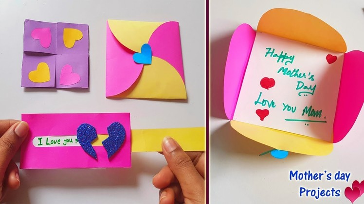 4 Mini projects for Mother's Day || Easy & Simple paper crafts