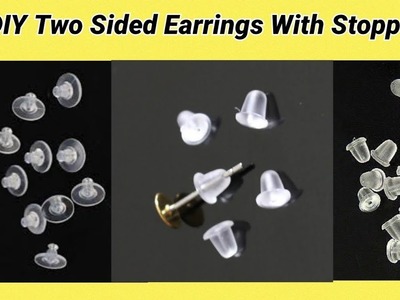 6 DIY Two Sided Earrings Making at home