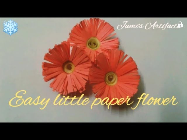 #DIY #ArtnCraft #paperflower               How to make easy paper flower for beginners