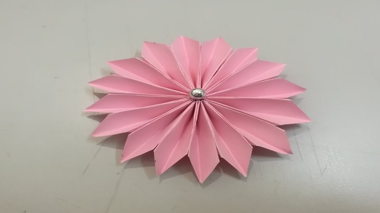 Diy flores de papel - Flores de Origami - paper flower making - Diy flower