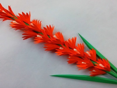 DIy Flowers: How to make Beautiful stick paper flowers for room decoration