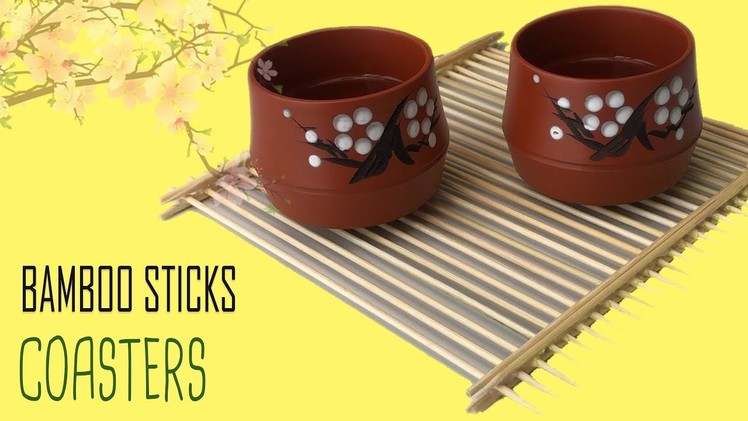 Easy DIY - Bamboo Teacup Coasters