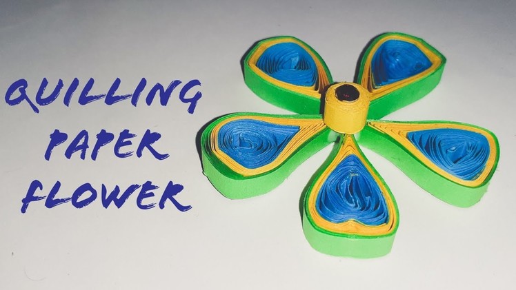Easy Quilling Paper Flower | Paper Flower Making | The Best Crafts