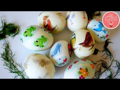 How to Decorate Eggs with a Tissue!! Crazy Easter Hack! Episode 6