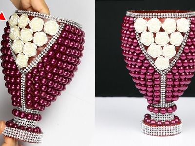 How to Make A Flower Vase At Home | Plastic Bottle Flower Vase | Best out of waste