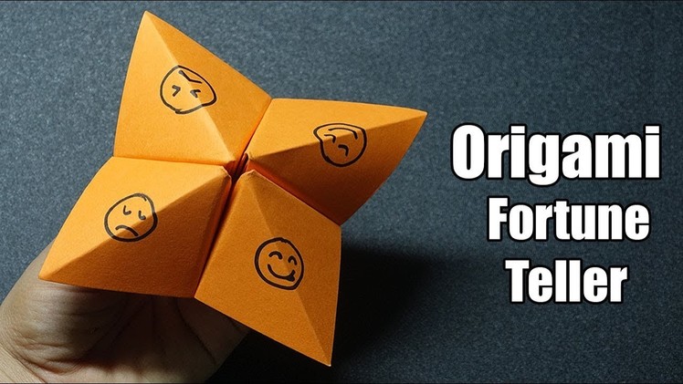 How To Make a Paper Fortune Teller - Easy Origami Tutorial