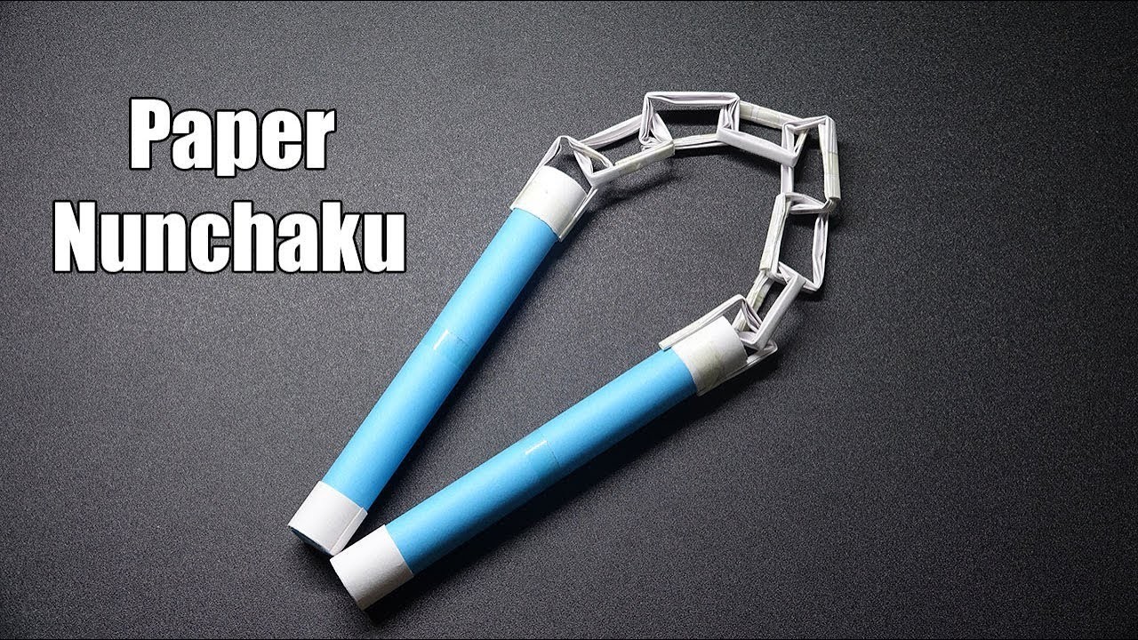 Paper How To Make A Paper Nunchucks Diy Paper Ninja