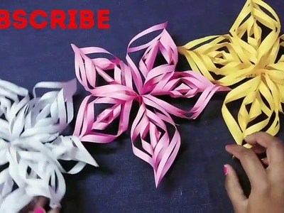 How to make paper Beautiful flower : DIY CHART PAPER FLOWER DESIGN